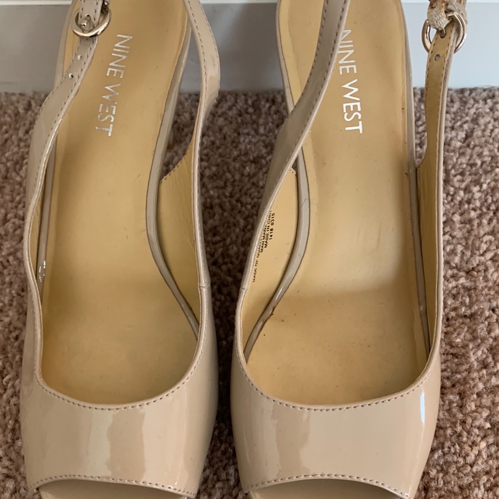 Nine West Slingback heel.